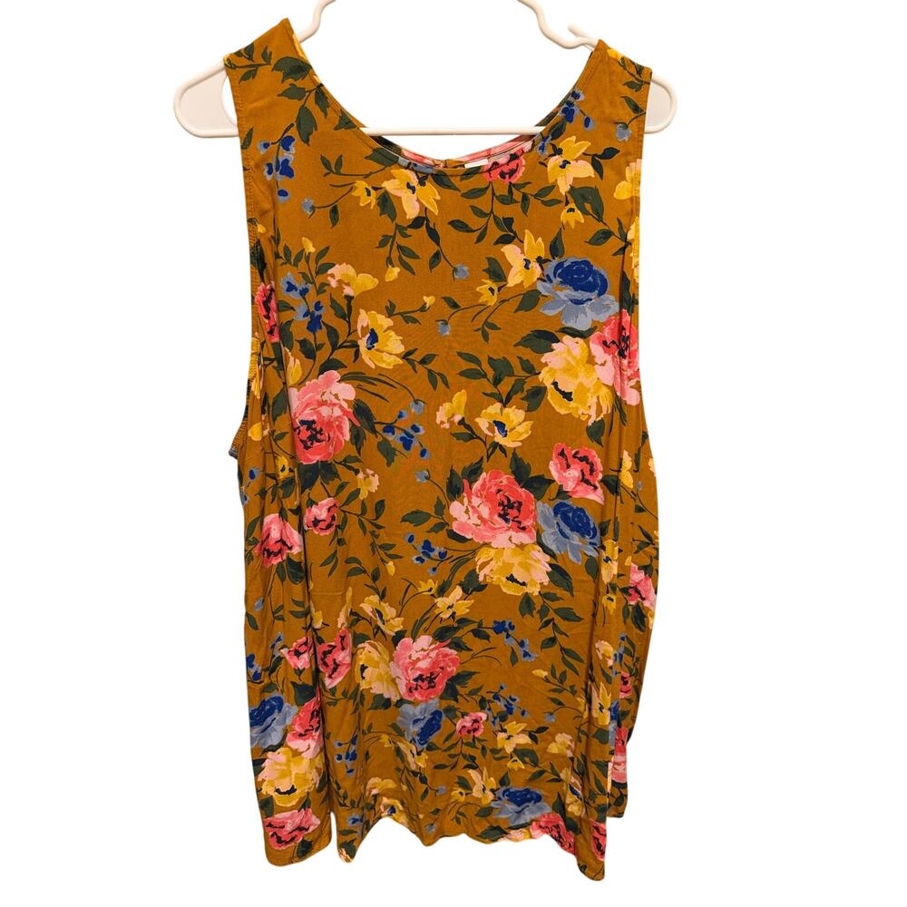 Old Navy Women’s Plus Size Vibrant Floral
tank Top Size 4X